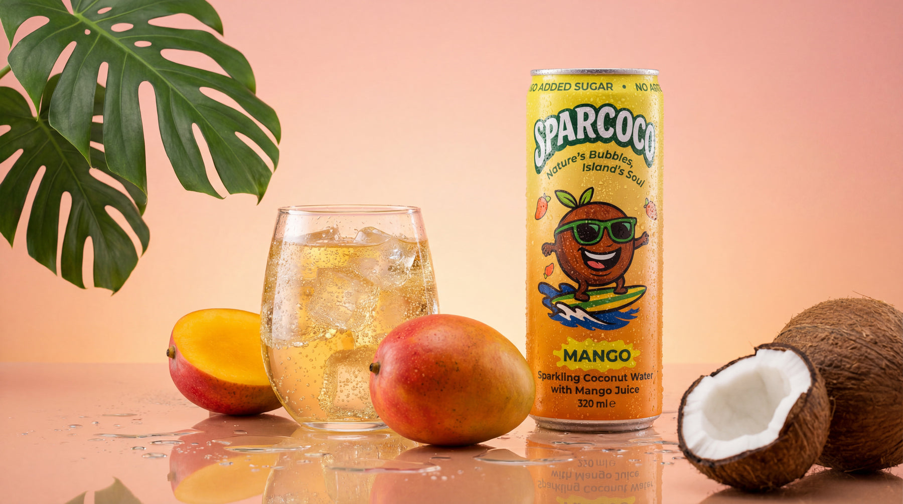 Naturally sparkling coconut water - Sparcoco